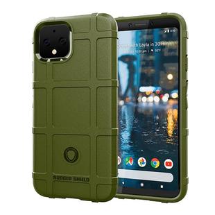 Shockproof Protector Cover Full Coverage Silicone Case for Google Pixel 4 (Green)