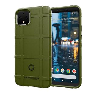 Shockproof Protector Cover Full Coverage Silicone Case for Google Pixel 4 XL (Green)