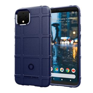 Shockproof Protector Cover Full Coverage Silicone Case for Google Pixel 4 XL (Blue)