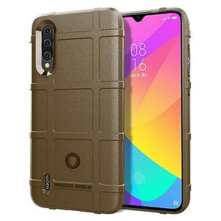 Shockproof Protector Cover Full Coverage Silicone Case for Xiaomi Mi CC9 (Brown)