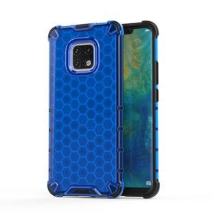 Shockproof Honeycomb PC + TPU Case for Huawei Mate 20 Pro (Blue)