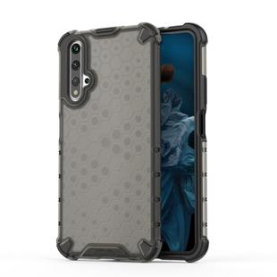 Shockproof Honeycomb PC + TPU Case for Huaiwei Honor 20 (Black)