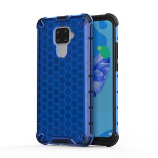 For Huawei Nova 5i Pro / Mate 30 Lite Shockproof Honeycomb PC + TPU Case (Blue)