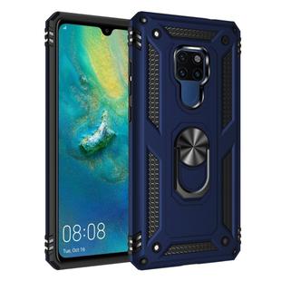 For Huawei Mate 20 Armor Shockproof TPU + PC Protective Case with 360 Degree Rotation Holder (Blue)