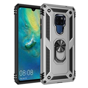 For Huawei Mate 20 Armor Shockproof TPU + PC Protective Case with 360 Degree Rotation Holder(Silver)