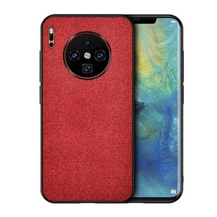 For Huawei Mate 30 Pro Shockproof Cloth Texture PC + TPU Protective Case (Red)