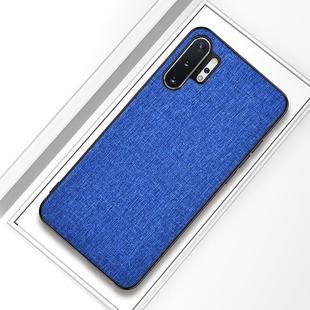 For Galaxy Note 10 Pro / Note 10+ Shockproof Cloth Texture PC + TPU Protective Case (Blue)