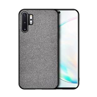 For Galaxy Note 10 Pro / Note 10+ Shockproof Cloth Texture PC + TPU Protective Case (Grey)