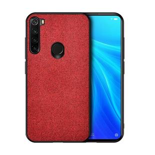 For Xiaomi Redmi Note 8 Shockproof Cloth Texture PC + TPU Protective Case (Red)