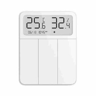 Original Xiaomi Mijia ZNKG03HL 3 Keys Smart Display Screen Lamps Wall Switch, Support Mobile Phone Remote Control
