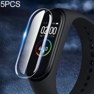 5 PCS PET Soft Screen Protective Film for Xiaomi Mi Band 5/6