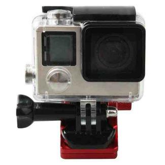 Motorcycle Rearview Mirror CNC Aluminum Alloy Stent Fixed Bracket Holder forGoPro Hero12 Black / Hero11 /10 /9 /8 /7 /6 /5, Insta360 Ace / Ace Pro, DJI Osmo Action 4 and Other Action Cameras(Red)
