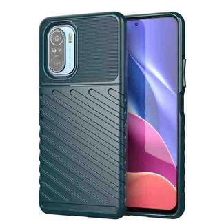For Xiaomi Redmi K40 Pro Thunderbolt Shockproof TPU Protective Soft Case(Green)
