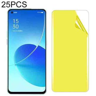 For OPPO Reno6 Pro 5G / Reno6 Pro+ 5G 25 PCS Soft TPU Full Coverage Front Screen Protector