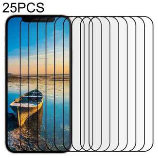 For iPhone 13 mini 25pcs Full Glue Full Screen Tempered Glass Film