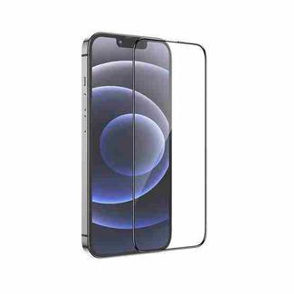 For iPhone 13 Pro Max HOCO G1 0.33MM 2.5D Flash Attach Full Screen Silk Screen HD Tempered Glass 