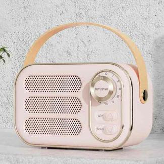 DW13 Portable HIFI Mini Retro Wireless Bluetooth Speaker(Pink)