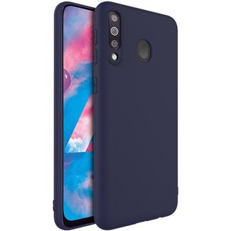 For Galaxy M30 / A40S IMAK UC-1 Series Shockproof Frosted TPU Protective Case(Blue)