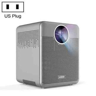 T03 1920x1080 150 ANSI Lumens Mini HD Digital Projector, Same Screen Version, US Plug(Grey)