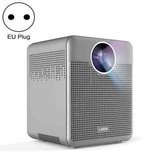 T03 1920x1080 150 ANSI Lumens Mini HD Digital Projector, Same Screen Version, EU Plug(Grey)