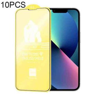 For iPhone 13 mini 10pcs WEKOME 9D Curved Frosted Tempered Glass Film