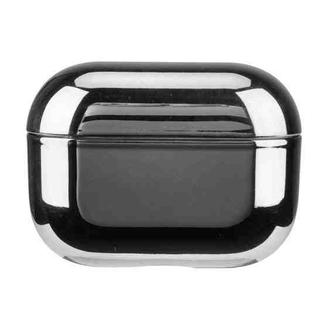 For AirPods 3 Split Electroplating TPU Earphone Protective Case with Hook(Silver)