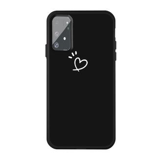 For Galaxy A91 / S10 Lite Frosted Candy-Colored Ultra-thin TPU Phone(Black)