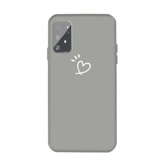 For Galaxy A91 / S10 Lite Frosted Candy-Colored Ultra-thin TPU Phone(Grey)