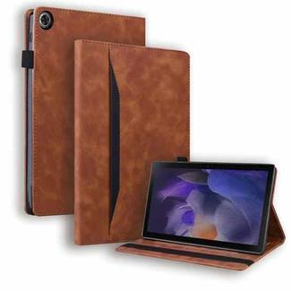 For Samsung Galaxy Tab A8 10.5 2021 Business Shockproof Horizontal Flip Leather Tablet Case with Wake-up Function(Brown)