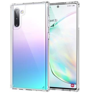 For Galaxy Note 10+ Shockproof Thickening Acrylic Protective Case(Transparent)