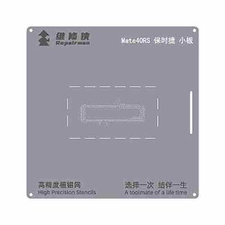 For Huawei Mate 40 RS Porsche Design Board Repairman High Precision Stencils CPU BGA iC Reballing Planting Tin Plate