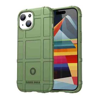 For iPhone 15 Full Coverage Shockproof TPU Phone Case(Green)