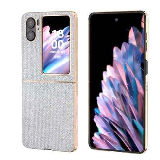 For OPPO Find N2 Flip Nano Plating Diamond Phone Case(Jewel Silver)