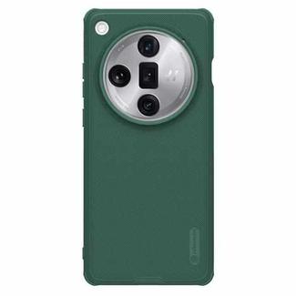 For OPPO Find X7 Ultra NILLKIN Frosted Shield Pro PC + TPU Phone Case(Green)
