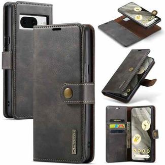 For Google Pixel 8 DG.MING Crazy Horse Texture Detachable Magnetic Leather Phone Case(Grey)