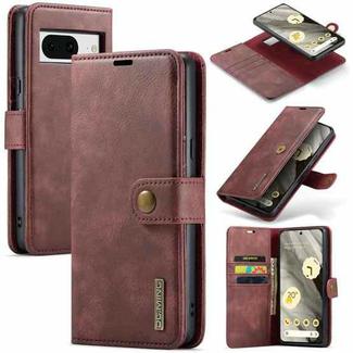 For Google Pixel 8 DG.MING Crazy Horse Texture Detachable Magnetic Leather Phone Case(Red)