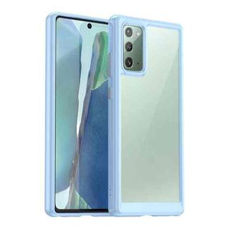 For Samsung Galaxy Note20 Colorful Series Acrylic + TPU Phone Case(Blue)