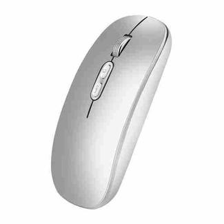HXSJ M103 1600DPI 2.4GHz Wireless Rechargeable Mouse(Silver)