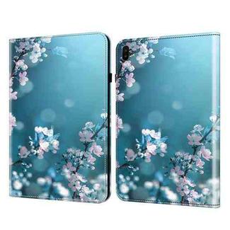 For Samsung Galaxy Tab S6 T860 Crystal Texture Painted Leather Tablet Case(Plum Bossom)