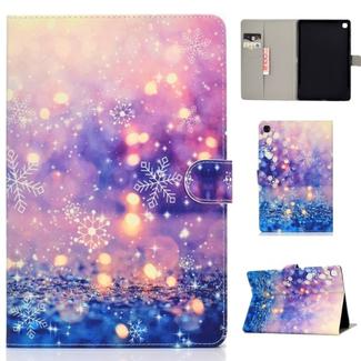 For Samsung Galaxy Tab S5e 10.5 T720 / T725 Colored Drawing Pattern Horizontal Flip PU Leather Case with Holder & Card Slot & Sleep / Wake-up Function(Purple Quicksand)