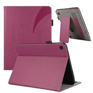 For Samsung Galaxy Tab S6 Lite / P610 Litchi Texture Leather Sucker Tablet Case(Purple)