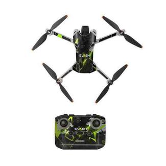 For DJI Mini 4 Pro / RC-N2 Drone Body Remote Control Protective Sticker(Green Stone)