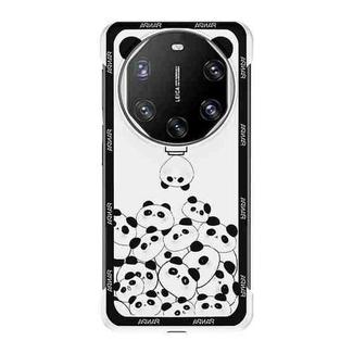 For Huawei Mate 40 RS Porsche Design Frameless Panda Series TPU Phone Case(Doll Panda)