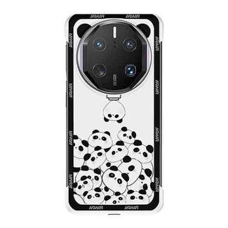 For Huawei Mate 50 RS Porsche Design Frameless Panda Series TPU Phone Case(Doll Panda)