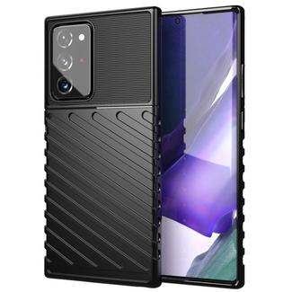 For Samsung Galaxy Note 20 Ultra Thunderbolt Shockproof TPU Protective Soft Case(Black)