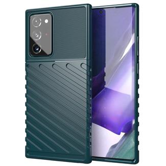 For Samsung Galaxy Note 20 Ultra Thunderbolt Shockproof TPU Protective Soft Case(Green)