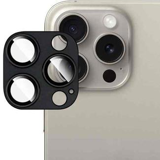 For iPhone 15 Pro Max / 15 Pro IMAK Metal Armor Premium Camera Protector Film(Black)