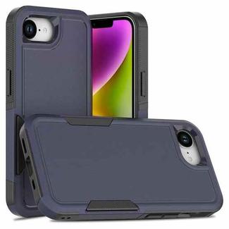 For iPhone 16e 2 in 1 PC + TPU Phone Case(Dark Blue)
