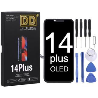 For iPhone 14 Plus Hard DD OLED LCD Screen with Digitizer Full Assembly, Remove IC Need Professional Repair