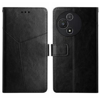 For TCL 60 5G Y-shaped Pattern Flip Leather Phone Case(Black)